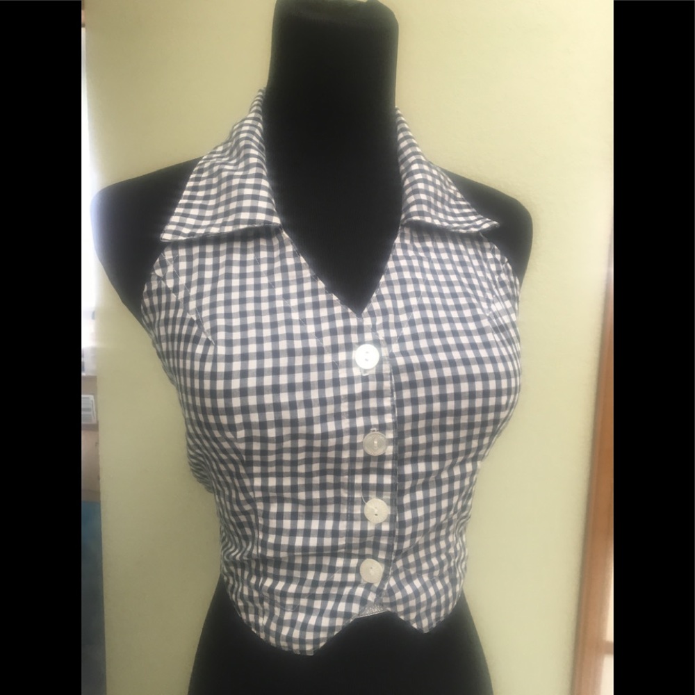 VICTORIA SECRET Moda Intl Halter top tie back